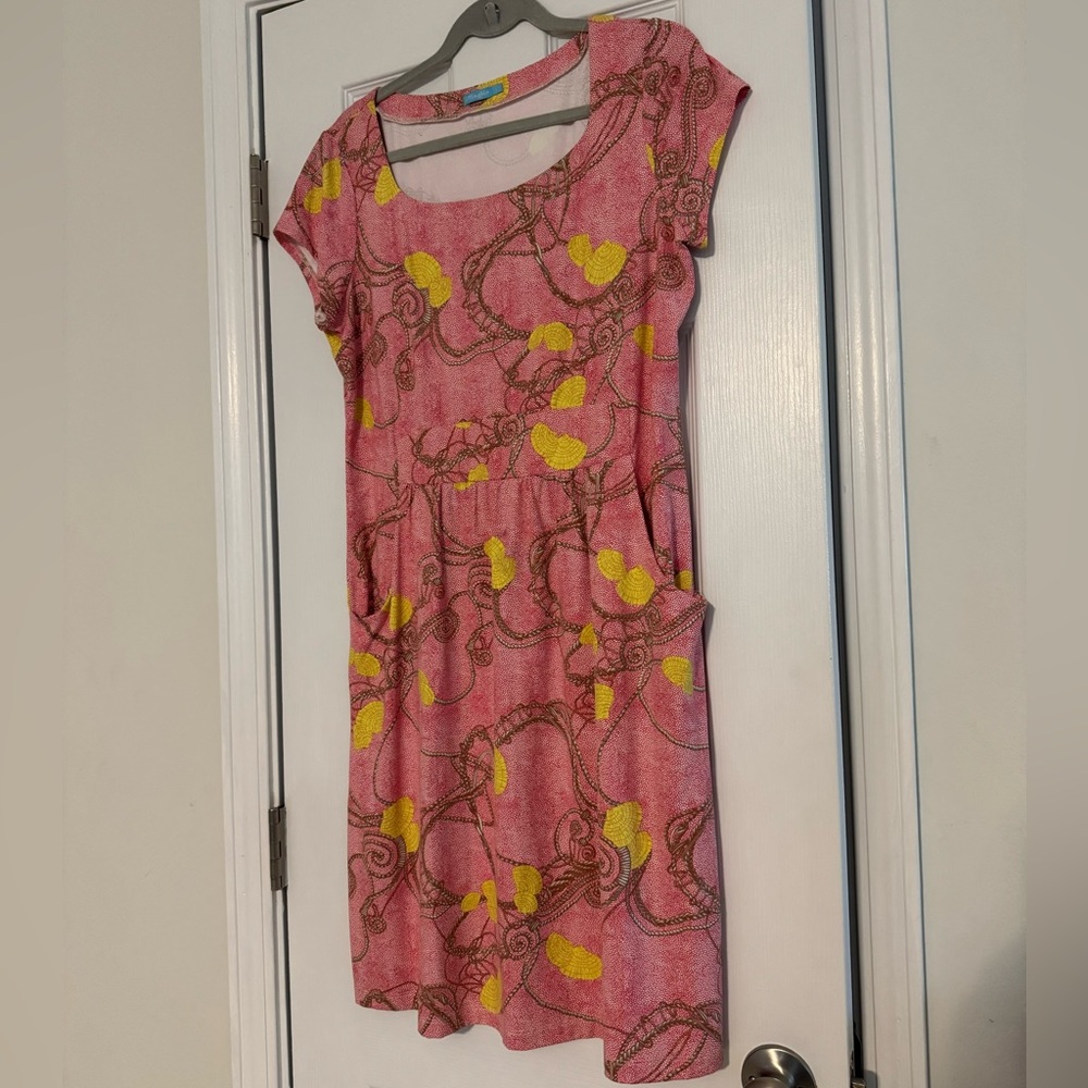 J. McLaughlin Emma Dress Featuring A Seashell And Rope Print